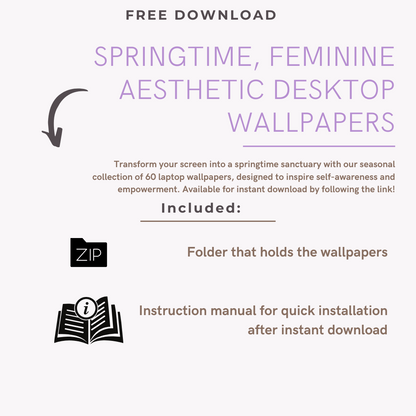 30+ Spring Desktop Wallpaper Bundle | FREEBIE