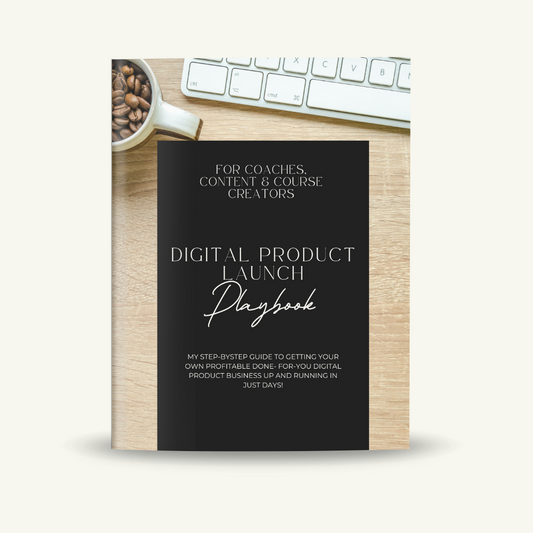 Digital Product Launch Playbook | 84-pages of Valuable Advice | Resell Rights Included